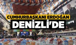 Cumhurbaşkanı Tayyip Erdoğan Denizli'de