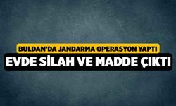 Jandarmanın düzenlediği operasyonda madde ve silahlar ele geçirildi