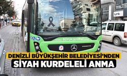 Denizli Büyükşehir Belediyesi’nden Siyah Kurdeleli Anma