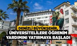 Denizli Büyükşehir, üniversitelilere öğrenim yardımını yatırmaya başladı