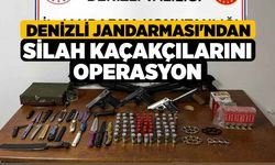 Denizli jandarması'ndan silah kaçakçılarını operasyon