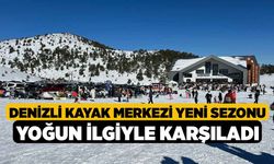 Denizli Kayak Merkezi yeni sezonu yoğun ilgiyle karşıladı