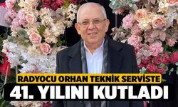 Radyocu Orhan Meslekte 41. Yılını Dostlarıyla Kutladı