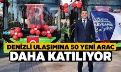 Denizli Ulaşımına 50 Yeni Arac daha Katılıyor