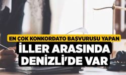 En Çok Konkordato Başvurusu Yapan İller Arasında Denizli'de Var