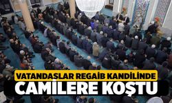 Denizli'de Ragaib Kandilinde Vatandaşlar Camilere Koştu