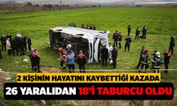 2 Ölümlü Kazada Yaralanan 26 Öğrencinin 18'i Tabucu Oldu