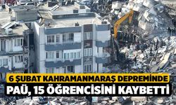 6 Şubat Kahramanmaraş Depreminde PAÜ, 15 Öğrencisini Kaybetti