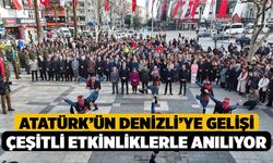 Atatürk’ün Denizli’ye gelişi çeşitli etkinliklerle anılıyor