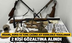 Bizans, Roma ve Tunç Çağına Ait Eserlerle Yakalanan 2 Kişi Gözaltına Alındı