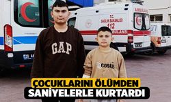 Çocuklarını Ölümden Saniyelerle Kurtardı