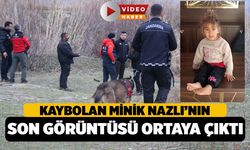 Denizli'de Kaybolan 4 Yaşındaki Nazlı'nın Son Görüntüleri Ortaya Çıktı