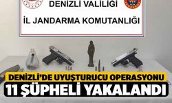 Denizli’de Zehir Taciri 11 Şüpheli Gözaltına Alındı