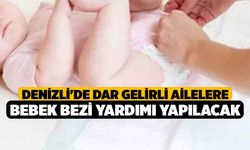 Denizli'de Dar Gelirli Ailelere Bebek Bezi Yardımı Yapılacak