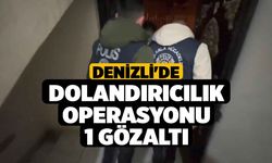 Denizli'de Dolandırıcılık Operasyonu 1 Gözaltı