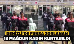 Denizli'de Fuhşa Zorlanan 13 Mağdur Kadın Kurtarıldı