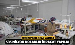 Denizli’den Ocak Ayında 383 Milyon Dolarlık İhracat Yapıldı