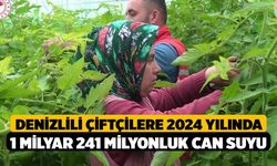 Denizlili Çiftçilere 2024 yılında 1 milyar 241 milyonluk can suyu