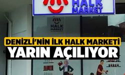 Denizli'nin ilk halk marketi yarın açılıyor