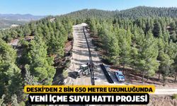 DESKİ'den 2 Bin 650 Metre Uzunluğunda Yeni İçme Suyu Hattı Projesi