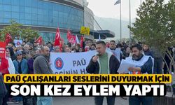 PAÜ Çalışanları Seslerini Duyurmak İçin Son Kez Eylem Yaptı