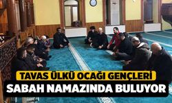 Tavas'ta Ülkü Ocağı Gençleri Sabah Namazında Buluşuyor