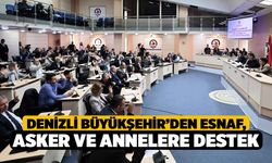 Denizli Büyükşehir’den esnaf, asker ve annelere destek