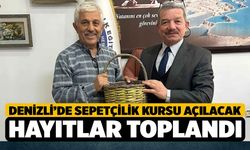 Denizli'de Sepetçilik Kursu Verilecek