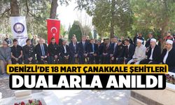 Denizli'de 18 Mart Çanakkale şehitleri dualarla anıldı