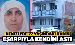 Denizli'de 72 Yaşındaki Kadın Eşarpıyla Kendini Astı