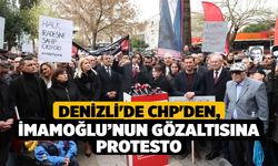 Denizli'de CHP'den, İmamoğlu’nun Gözaltısına Protesto