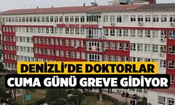 Denizli'de Doktorlar Cuma Günü Greve Gidiyor