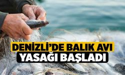 Denizli’de iç sularda balık avı yasağı başladı