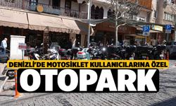 Denizli'de motosiklet kullanıcılarına özel otopark