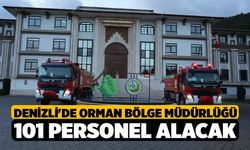 Denizli'de Orman Bölge Müdürlüğü 101 personel alacak