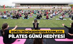 Denizli Büyükşehir’den kadınlara pilates günü hediyesi
