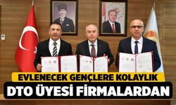 Denizli'de Evlenecek Gençlere DTO Üyesi Firmalardan Destek