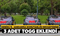 Denizli İl Jandarma Komutanlığı envanterine 3 adet TOGG eklendi