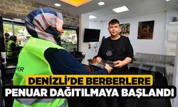 Denizli'de Berberlere Penuar Dağıtılmaya Başlandı