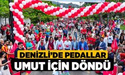 Denizli’de Pedallar Umut İçin Döndü