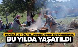 Denizli'de Yüz Yıllardır Devam Eden Gelenek Bu Yılda Yaşatıldı