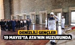 Denizlili gençler 19 Mayıs’ta Ata’nın huzurunda