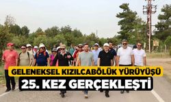 Geleneksel Kızılcabölük yürüyüşü 25. kez gerçekleşti