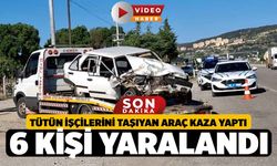 Kale'de Tütün İşçileri Kaza Yaptı 6 yaralı