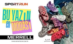 Renkli, Hafif ve Şık: Merrell Terlikler Şimdi Sportrun’da!