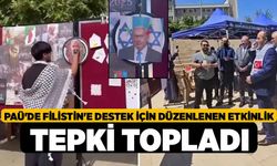 PAÜ'de Filistin'e destek için düzenlenen etkinlik tepki topladı
