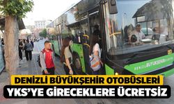 Denizli Büyükşehir otobüsleri YKS’ye gireceklere ücretsiz