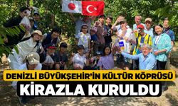 Denizli Büyükşehir’in kültür köprüsü kirazla kuruldu