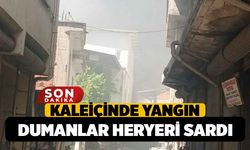 Denizli Kaleiçi Demirciler Caddesi'nde Yangın
