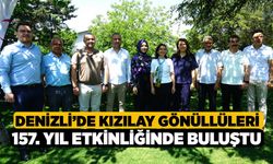 Denizli’de Kızılay üyeleri 157 yaş etkinliğinde buluştu
